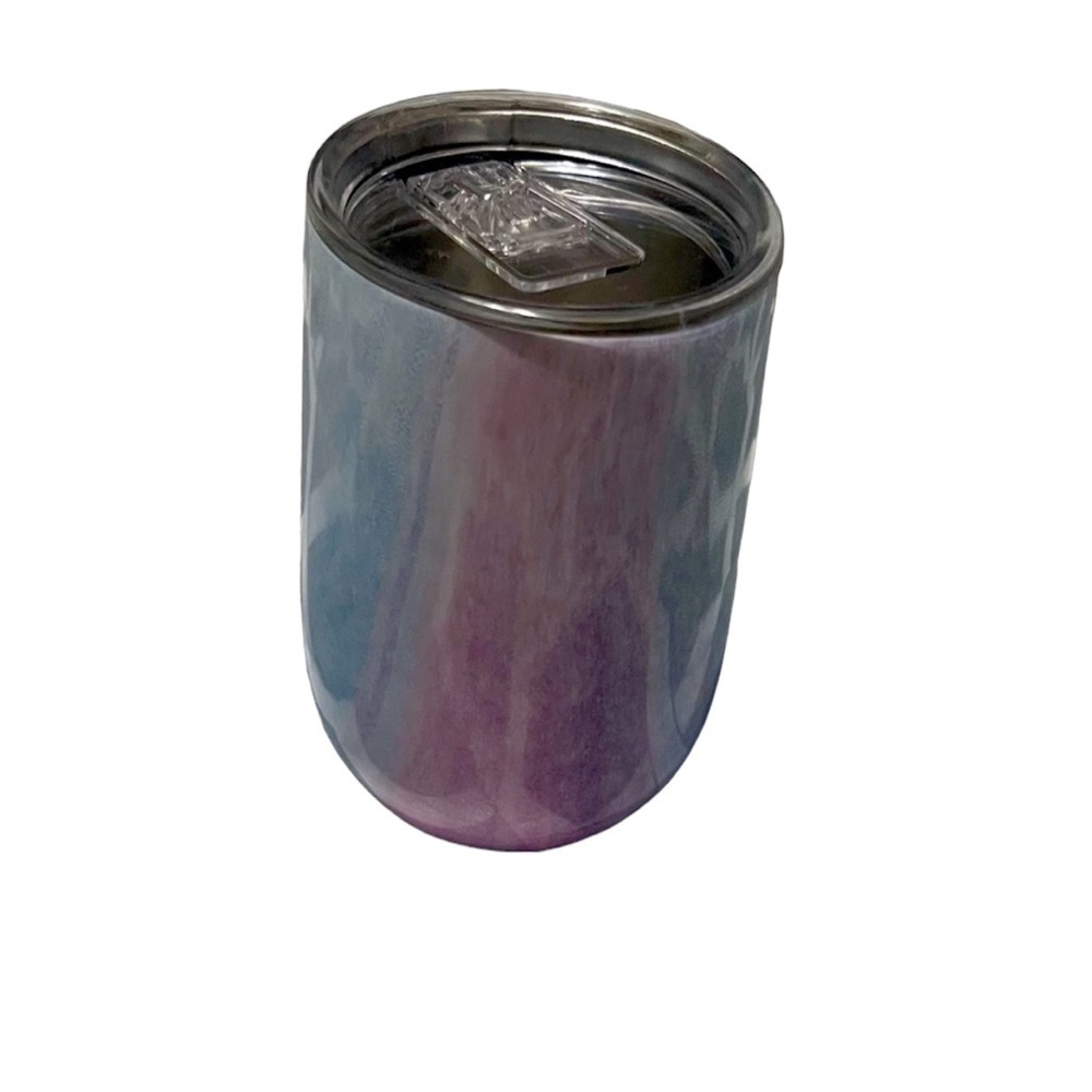 20 oz stainless steel rainbow marble tumbler